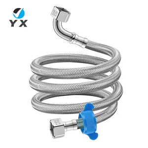 Tube de réfrigération <span class=keywords><strong>flexible</strong></span> en acier inoxydable ondulé basse pression avec raccord à bride pour ligne de circulation de liquide de refroidissement de système de climatisation - Product Image 3