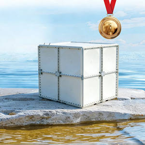 Réservoir <span class=keywords><strong>d</strong></span>'eau souterrain en PRV avec conception structurelle pour la résistance au poids du sol et à la pression de l'eau - Product Image 1