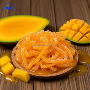 Forma de cinta multicolor Soft Chewy Juicy Vibrant Tangy Plump Zesty Fruity Tasty Roll Caramelos Fruit Roll Ups Worm Sour Candy - Product Image 2