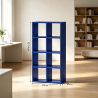 Armoire de rangement en acier multicolore - Support de rangement et d'exposition pour jouets en métal - Convient aux chambres à coucher et aux salles d'étude