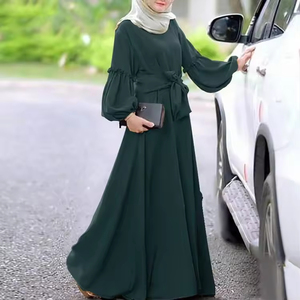 Custom Traditional Muslim Clothing Set Knitted Women Cardigan Sweater Open Abaya Islamic <b>Dress</b> <b>Eid</b> Muslim - Product Image 1