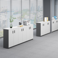 Classeur moderne à 3 tiroirs Bibliothèque en MDF avec tableau blanc et coffre-fort magnétique pour l'école et l'hôtel
