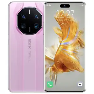 원래 메이트 50 휴대 전화 5 인치 큰 화면 5G 스마트 폰 16GB + 512GB 글로벌 잠금 해제 듀얼 SIM 안드로이드 휴대 전화