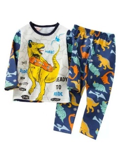 Kids Spiderman Overlord Dinosaur Pattern Sleep Clothes Boys Pajama Sets - Product Image 3
