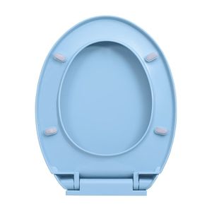 W2B VidaXL blu ovali Soft-Close sedile del water allungata a sgancio rapido Design moderno bidet elettronico PP plastica per uso bagno - Product Image 5