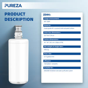 PUREZA Untertisch-Wasserfiltersystem Ersatzfilterkartusche Geeignet für DWS2000-CN Küchenspülen-Wassersystem - Product Image 6