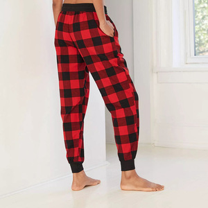 Flanella di Controllo Plaid <span class=keywords><strong>A</strong></span> Vita Alta Pantaloni Pantaloni Salotto Pigiami Delle Signore Casual <span class=keywords><strong>Pigiama</strong></span> Bottoms Pigiami Delle Donne di Salotto Pantaloni Pantaloni <span class=keywords><strong>A</strong></span> Pelo - Product Image 2