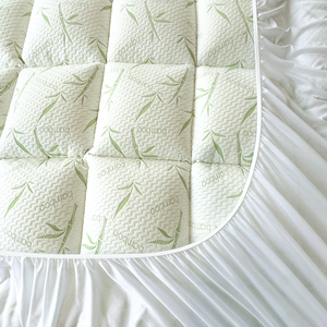 ที่นอนใยไผ่เย็นสบาย ซักเครื่องได้ ผลิตจากโรงงานโดยตรง  แผ่นรองหนาพิเศษแบบเย็บติดกัน สำหรับผู้ที่มีอาการปวด<span class=keywords><strong>หลัง</strong></span> - Product Image 4