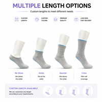 Chaussettes de Pilates antidérapantes et rembourrées pour femmes, tendance, personnalisées OEM, directement de l'usine