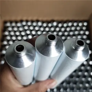 Custom Regular Glossy White Stock Tubes Aluminum Collapsible Shampoo Eye Cream Tubes 30ml 50ml 60ml 100ml 120ml