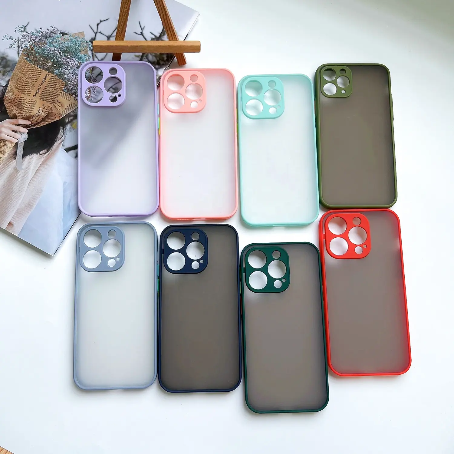 Matte Phone Case For iPhone 14 Pro Max Slim Fit Skin Feel frosted Mobile Phone Cover Case For iPhone 14 Pro Max