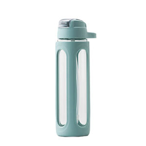 Bouteille <span class=keywords><strong>d</strong></span>'<span class=keywords><strong>eau</strong></span> transparente sans BPA de haute qualité <span class=keywords><strong>20</strong></span> Oz 600Ml pour enfants portable avec paille pour le camping - Product Image 6