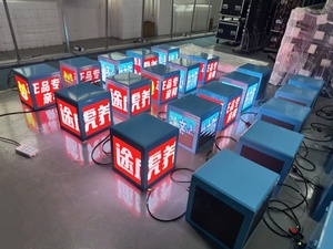 Insegna LED Pubblicitaria per Confezione Pizza con Consegna a Domicilio, Controllo Remoto 4G Wifi, Schermo LED P2.5 per Contenitore Alimentare, Display LED per Pubblicità su <span class=keywords><strong>Moto</strong></span> - Product Image 2