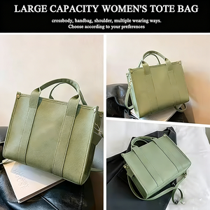 Factory Trendy Women's Work Travel <strong>Satchel</strong> Purses Top Handle Crossbody Handbags PU Tote <strong>Bags</strong> Waterproof Durable Portable - Product Image 2