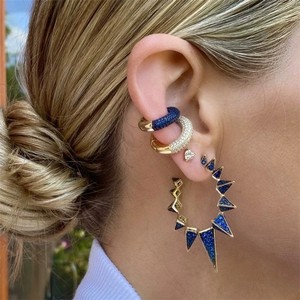 Orecchino a Clip FY Fashion con Zirconia Cubica, Non Forato, Stile Cartilage, Tipo Huggie - Product Image 5