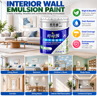 Peinture d'émulsion lavable pour murs intérieurs, haute couvrance, durable, à base de latex aqueux pour la décoration résidentielle et commerciale