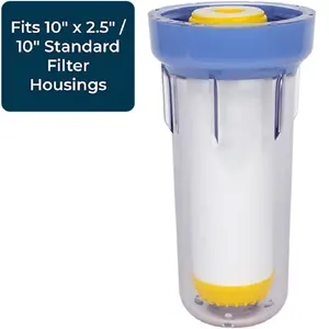 Ev kullanımı için 10 "içme suyu filtrasyon sistemi uyumlu iyon değişim filtresi reçine yedek kartuş