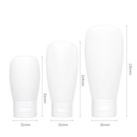 Vente chaude 100ml Voyage Vide PP Bouteille pour Shampooing Étanche Squeeze Bouteilles Cosmétiques En Plastique avec Flip Cap
