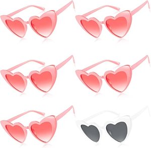 Bachelorette Love Heart Shaped Sunglasses for Bride to Be <strong>Party</strong> Women Vintage Mod Style Retro <strong>Glasses</strong> Border Custom Color - Product Image 3