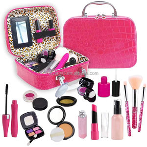 Petites filles princesse commode jeux <span class=keywords><strong>maquillage</strong></span> jouet Portable réutilisable fille <span class=keywords><strong>maquillage</strong></span> étui cosmétique beauté boîte - Product Image 4