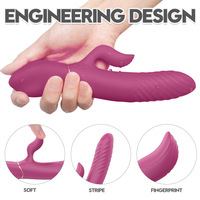 USB-Aufladbarer Wasserdichter Luxus-Vibrator Weiblicher Masturbator AV-Orgasmus-Massagegerät Frauen-Sexspielzeug