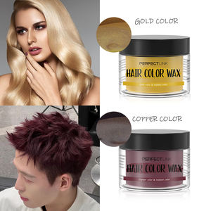 Marque privée Ingrédient organique Lavable Or Cuivre <span class=keywords><strong>Teinture</strong></span> Styling Temporaire Couleur de Cheveux Cire pour Femmes Hommes Enfants - Product Image 2