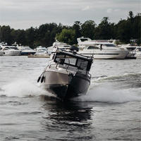Model baru aluminium memancing perahu 6m aluminium perahu kabin perahu memancing
