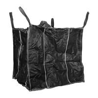 Sacs FIBC anti-déformation certifiés CE, Jumbo Tonneau, pour l'exportation mondiale, en plastique PP antistatique, fond plat, capacité 1000 kg