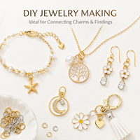 En gros, anneaux ouverts et anneaux fendus en alliage de zinc, style moderne et minimaliste, pour bijoux, colliers, bracelets, pendentifs, artisanat DIY et porte-clés