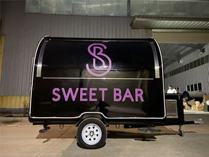 <b>Small</b> bar Cart Trolley EU Electric Outlets Water <b>Sinks</b> with Pump Water Supply System Food Concession Trailer for Sale - Product Image 4