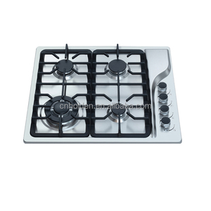 Fornitore dorato a 4 fuochi fornello a Gas da incasso In acciaio inox <span class=keywords><strong>griglia</strong></span> In ghisa per uso domestico elettrica a Gas naturale/batteria gpl metallo - Product Image 3