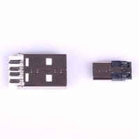 Câble de charge et de données USB 2.0 micro USB à 90 degrés personnalisé, câble micro USB à angle gauche pour Android