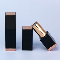 Emballage magnétique de luxe pour rouge à lèvres Tube de brillant à lèvres 3.5g Conteneur de gommage à lèvres vide Tube de rouge à lèvres