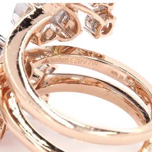 Exclusive Gold <b>Diamond</b> <b>Ring</b> for Women Premium Elegant Fine Jewelry Wedding Celebration Daily Fashion Wear - Product Image 3