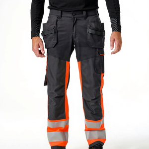 Pantalones de Trabajo Rectos para Hombre, Hechos a Medida, de Alta Calidad, Transpirables, Impermeables, Ligeros, de Cintura Media, con Logotipo Personalizado para Invierno - Product Image 1