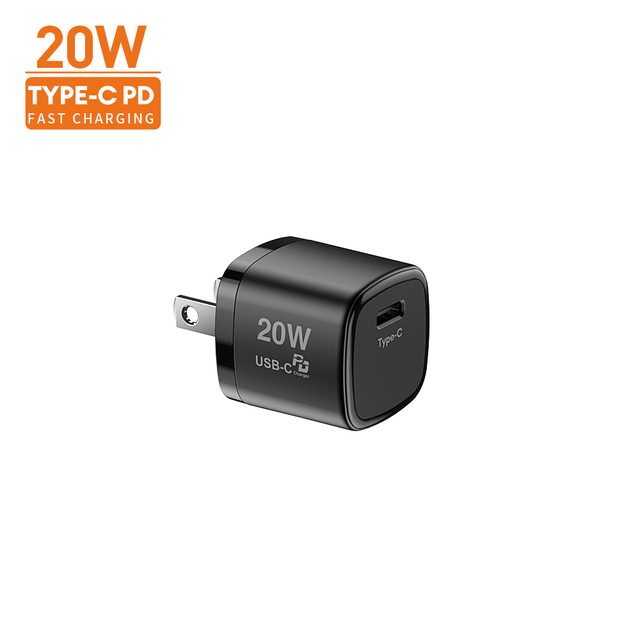 20W Slim Type C Wall Charger PD3.0 Fast Phone Charging Universal 4 Country Plugs for IPhones 15 Pro Max Mobile Phone Chargers