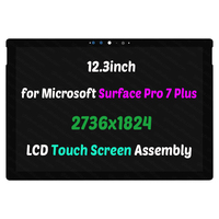 Écran LCD de 12,3 pouces pour Microsoft Surface Pro 7 Plus avec assemblage numériseur de remplacement 2736x1824