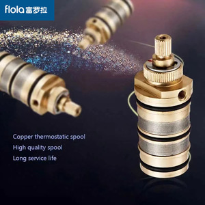 Cartuchos de Grifo de Ducha de Apertura Rápida con Control de Temperatura Fría y Caliente, Núcleo de Válvula Termostática Totalmente de Cobre, Directo del Fabricante - Product Image 4