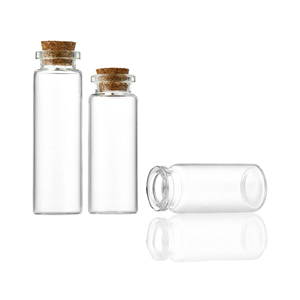 Tapón de madera de varios tamaños, viales de tubo de vidrio, tapas de corcho, tarros de vidrio de los deseos para cocina, almacenamiento de alimentos, botellas de vidrio genéricas - Product Image 5