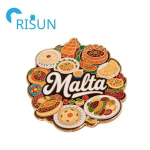 Épinglette souvenir de <span class=keywords><strong>voyage</strong></span> en métal émaillé personnalisée avec carte et drapeau de <span class=keywords><strong>Malte</strong></span>, aimant, pour chapeau, casquette, revers, emblème - Product Image 5