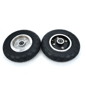 Trottinette à roue avant de 8 pouces avec frein à tambour, pneus gonflables 200X50, trottinette pour Xiaomi Mijia M365 - Product Image 3