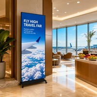 Letrero Digital LED GOB P2.5 para Interiores con Diseño de Servicio Frontal para Aeropuertos y Vestíbulos de Hoteles