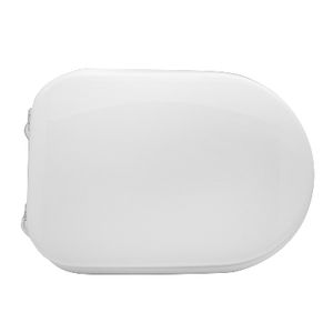 Asiento de inodoro para Eos Astro, forma de jarrón, 6 unidades, blanco, 50,5 cm de largo, 37,5 cm de ancho - Product Image 1