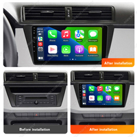 MEKEDE Écran tactile Radio FM 4core Car-play Android Auto 2 + 32GB Lecteur multimédia de voiture pour Skoda Fabia 2015