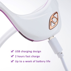 Nouveau produit 2023 : Appareil de massage oculaire 4D sans fil avec pression d'air, chauffage et vibrations anti-rides pour la relaxation des yeux - Product Image 6