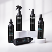 Flacon pulvérisateur vide noir mat à baïonnette 150ml-250ml pour parfum, toner, alcool, cheveux, chambre, cosmétiques, soins de la peau, en plastique