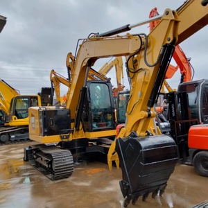 High Quality 7 Tons Crawler Used Cat307.5 for <b>Small</b> to Medium Excavation Sites Caterpillar Low Price Excavator with Rubber Truck - Product Image 3
