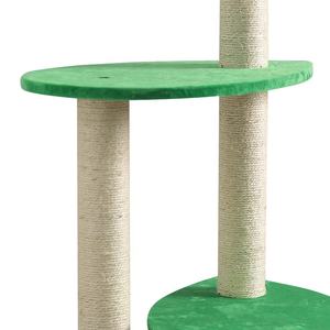 Coperta <span class=keywords><strong>Kitty</strong></span> Condominio Beige Tiragraffi Alberi Gatto Arrampicata Torre con il Grande Fiore Rosso - Product Image 6