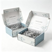 Boîte en carton biodégradable personnalisable et recyclable à bas prix pour l'emballage de vêtements, écharpes, chemises, jupes, chaussettes, sous-vêtements