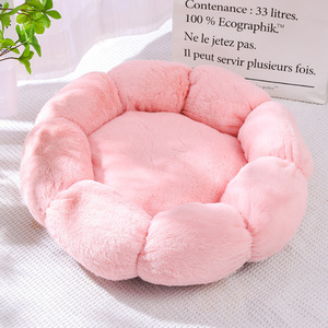 Lit pour <span class=keywords><strong>chien</strong></span> doux et confortable pour l'automne et l'hiver, rond, épaissi, avec velours, ne s'abîme pas facilement, <span class=keywords><strong>coussin</strong></span> pour animaux <span class=keywords><strong>de</strong></span> compagnie pour chats et chiens - Product Image 5